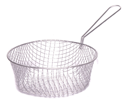 Chip pan basket long handle - pan,