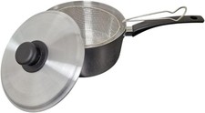 3pc Steel Deep Frying Chip Pan