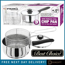 3PC 20cm STAINLESS STEEL DEEP