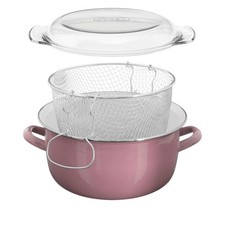 Telo Pink Chip Pan Deep Fat