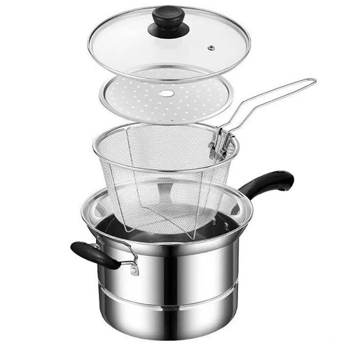 4pcs chip pan - fryer, wire