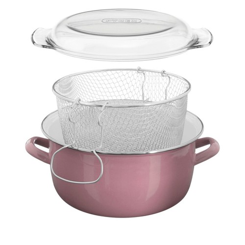 Telo pink chip pan deep - pan,
