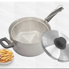 22cm Silver Non Stick Chip Pan