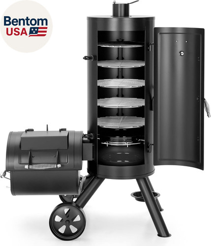 Charcoal vertical smoker - smoker, grill
