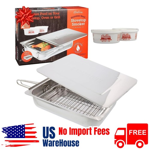 Large stovetop smoker - large,